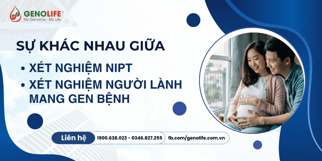 Khác biệt giữa NIPT và xét nghiệm người lành mang gen bệnh