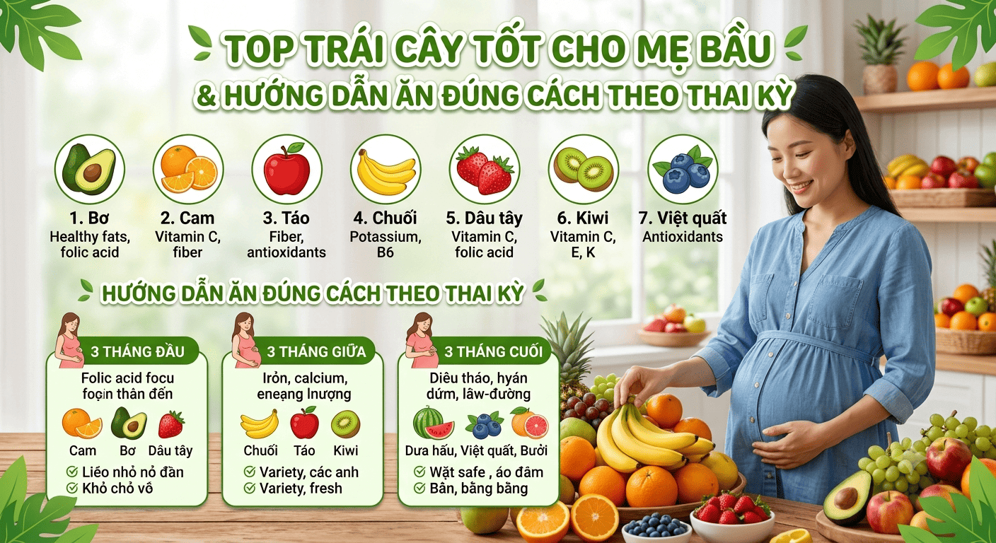 Hoa quả cho mẹ bầu
