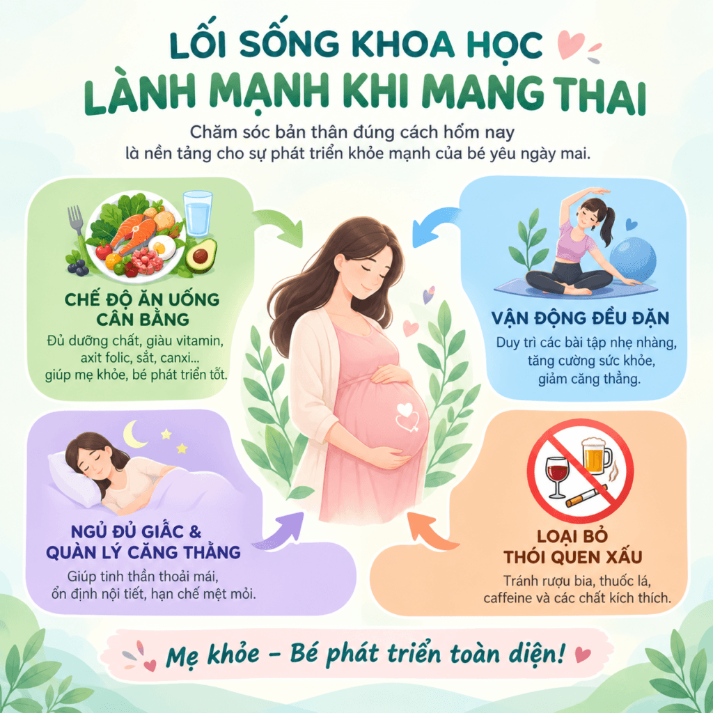 Vận động lành mạnh khi mang thai
