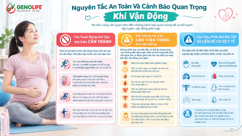Lối sống và vận động lành mạnh trong thai kỳ